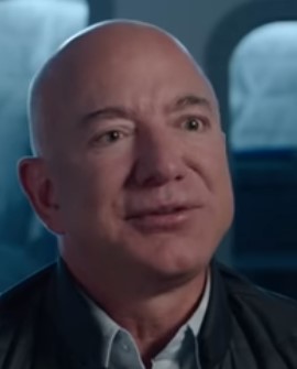 What happened to Jeff Bezos’ face?