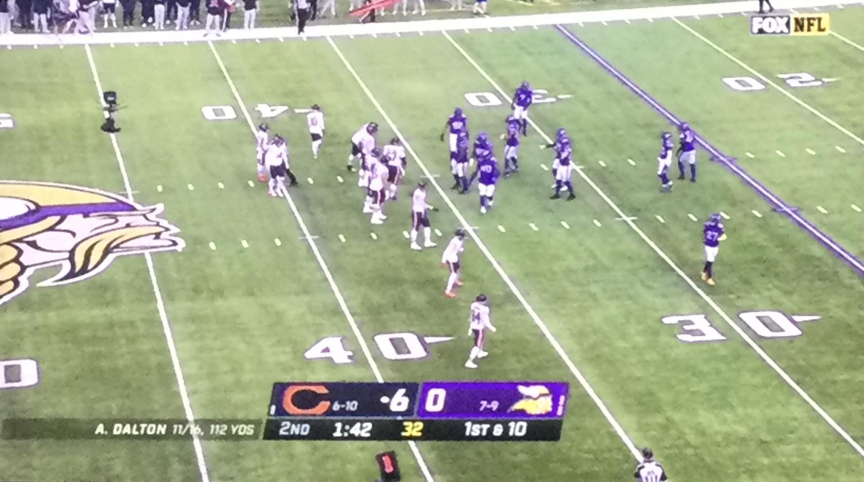 There’s something calming about watching 2 NFL teams with nothing to play for. #Bears #ChicagoBears #FireNagy