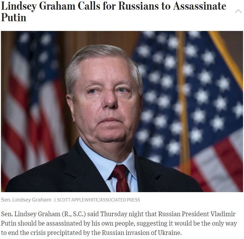 Are we trying to start WWIII? And what’s with crazy Lindsey Graham?