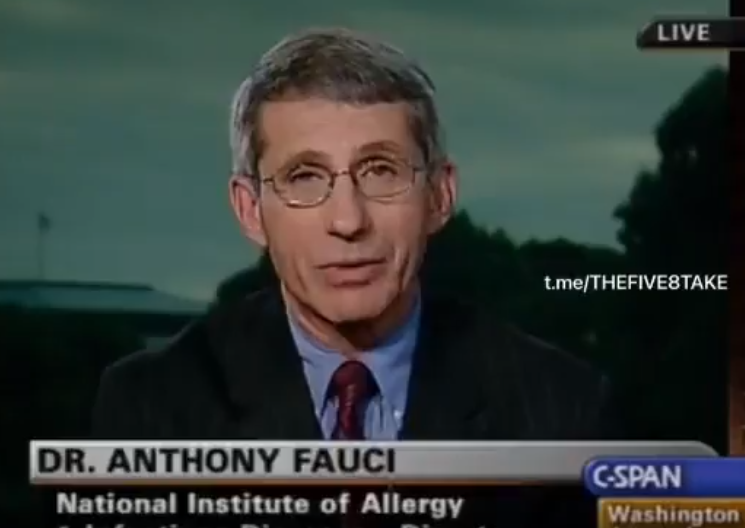 Fauci understands science from time to time