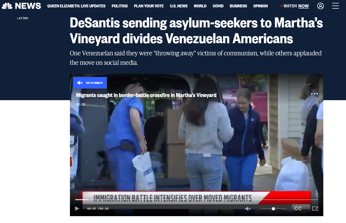 Compassionate founder of a Venezuelan refugee non-profit calls Martha’s Vineyard refugees trash.