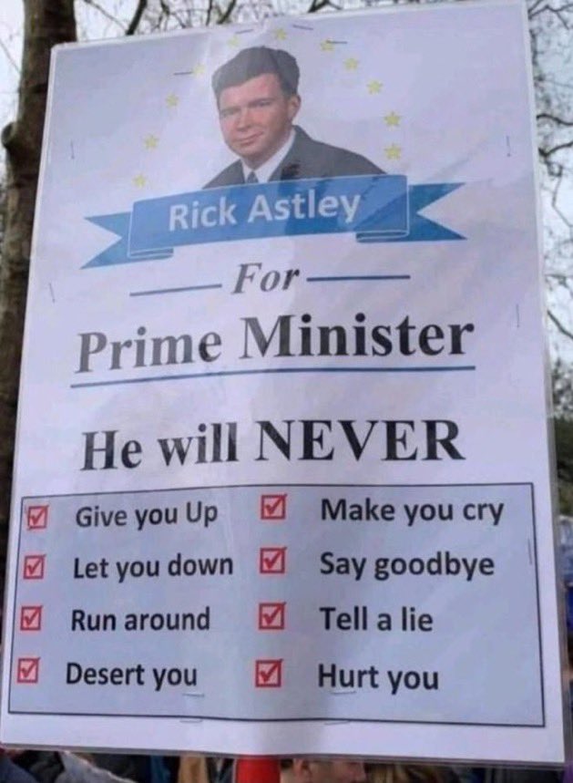 Rick Astley for PM