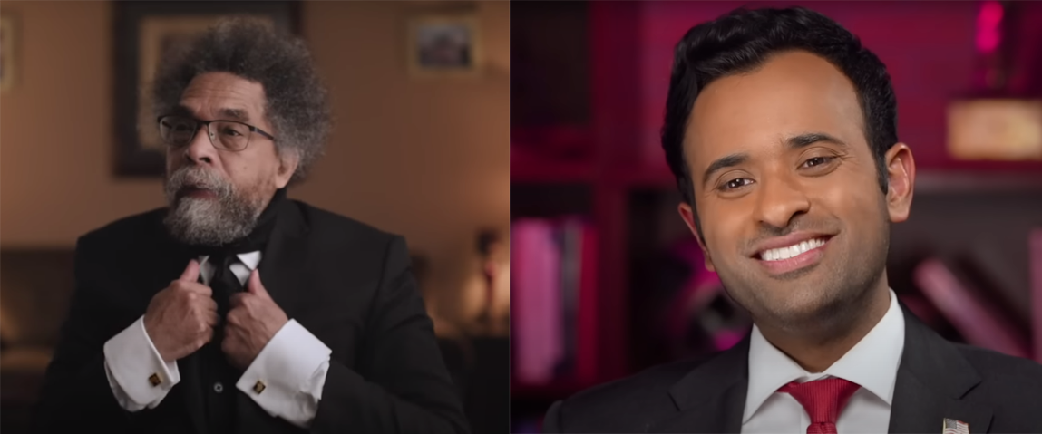 The election I want to see is Cornel West v. Vivek Ramaswamy