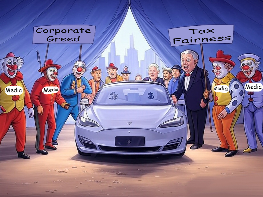 Media Throws Tantrum on Tesla’s Taxes